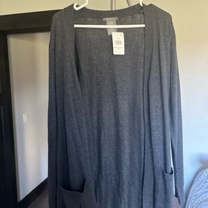 Matty M Heather Charcoal Cardigan